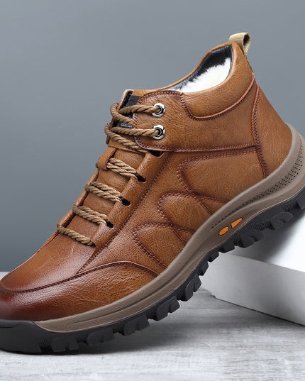 Plus Velvet Warmth Thick High-top Cotton Shoes