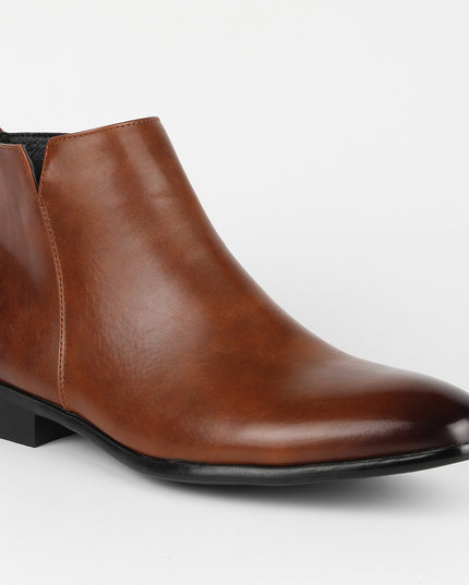 Fashion Men's Square Toe Ankle Boots