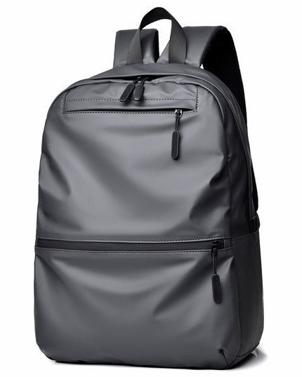 Fashionable Simple Solid Color Large Capacity Backpack