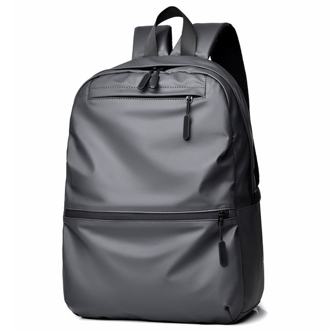 Fashionable Simple Solid Color Large Capacity Backpack