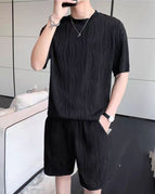 Black suit top and pants