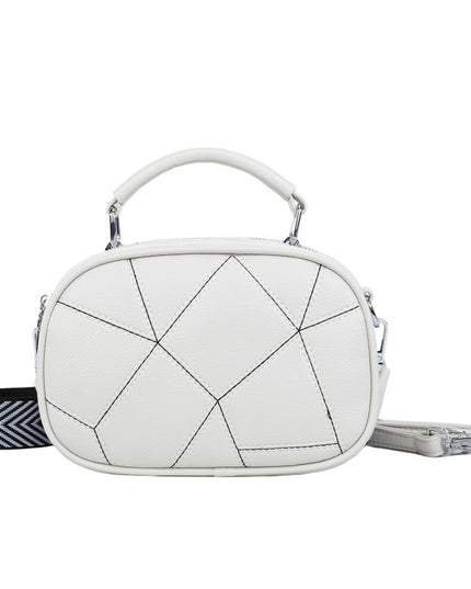 Fashion Three-layer Retro Trendy Patchwork Small Bag