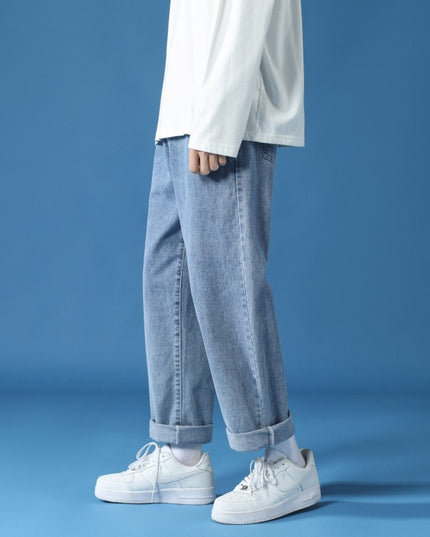 Jeans Men's Baggy Straight Trousers