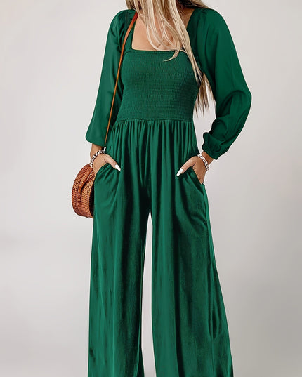 Women's Fashion Wide Leg Trousers Simple Commute Style