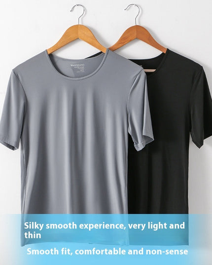 Men's Home Wear Ice Silk Bottoming Shirt