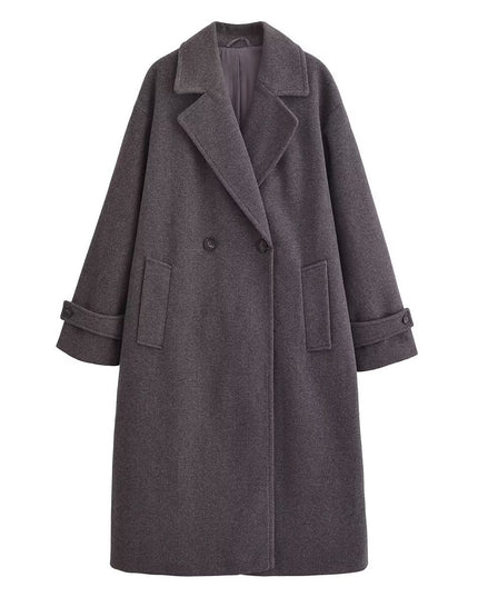 Coat Elegant Long Slimming Slim Fit 9