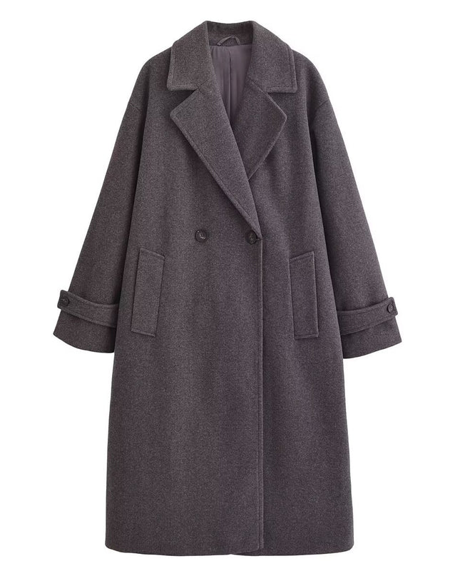 Coat Elegant Long Slimming Slim Fit 9