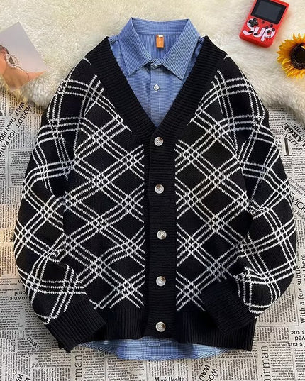 Japanese Sweater Men's Idle Style Autumn