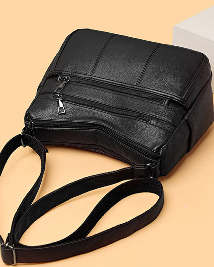 Multi-compartment Shoulder Commuter Crossbody Bag
