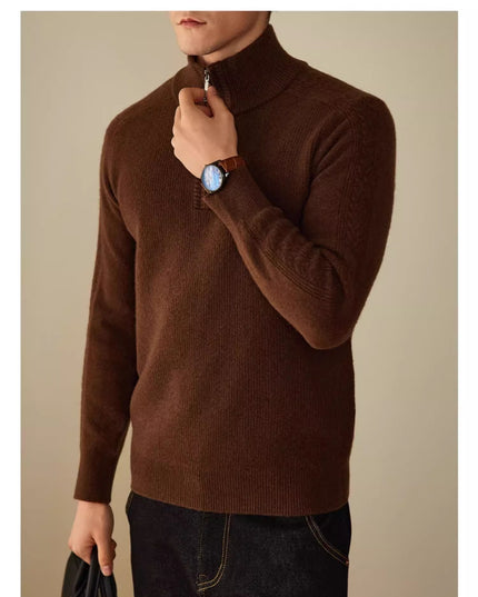 Wool Sweater Men's Business Leisure Warm Sweater