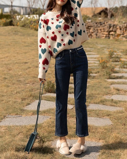 Autumn New Sweater Women's Small Short Outer Wear