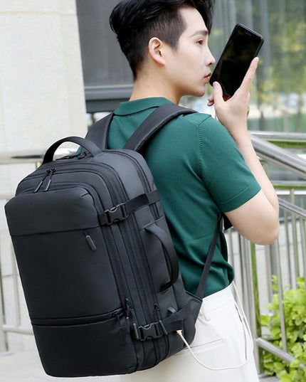 Waterproof Derm Capacity Scalable Travel Bag Multi-functional Computer Backpack