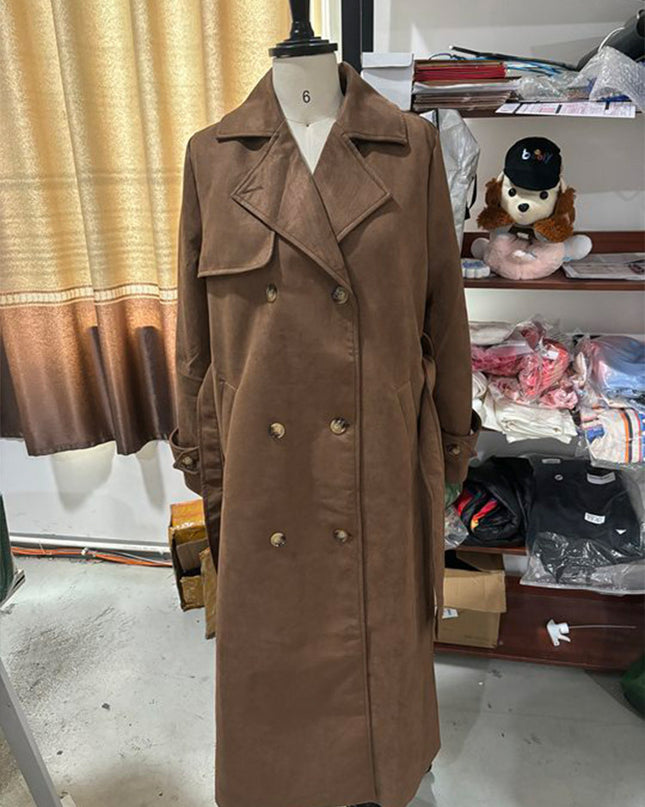 Women's Fashion Casual Double-breasted Jacket