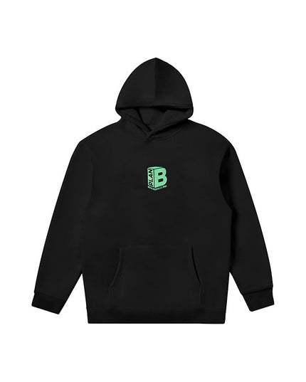 Fashion Printing Velvet Padded Hooded Sweatshirt