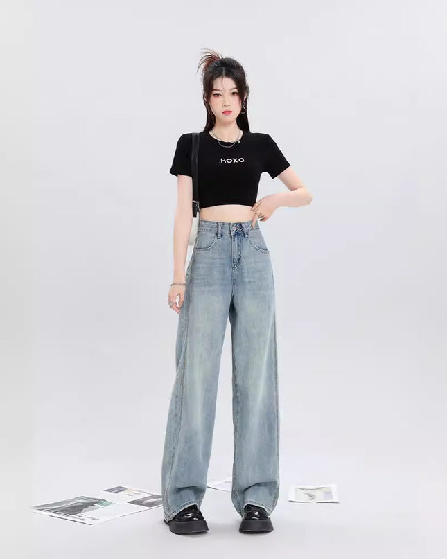 Summer Super Soft Wide Leg Jeans For Women