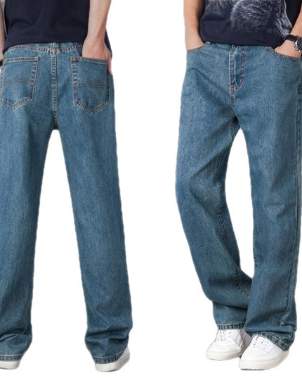 Men's Casual Loose Jeans Straight Fit