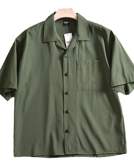Men's Lightweight Breathable Quick-drying Loose Short Sleeve Shirt