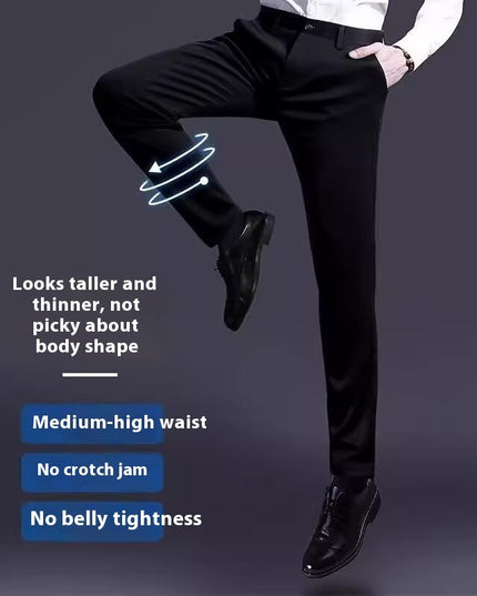 Men's Business Casual Trousers Spring And Summer Drape