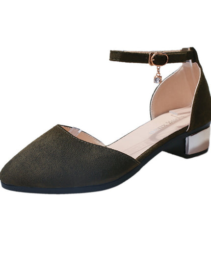 Low-toe Mid-heel Sandals