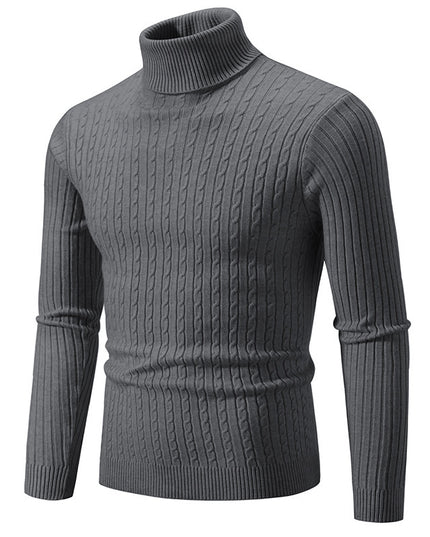 Retro Simple High Collar Bottoming Sweater Wear Casual Thin Slimming Knitwear