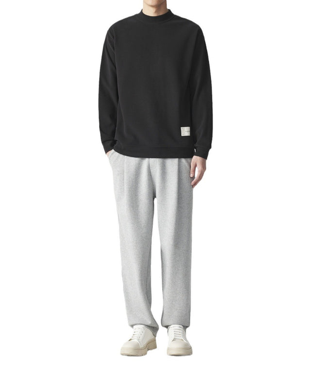 Half-high Collar Long Sleeves T-shirt Men