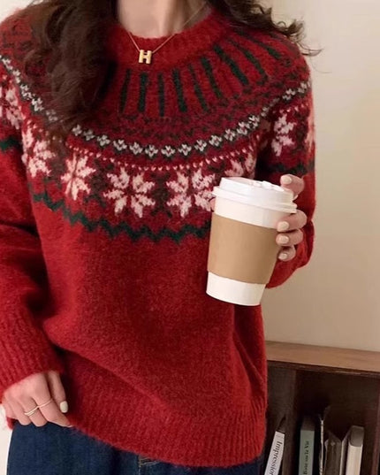 Autumn And Winter Thick Lazy Soft Glutinous Knitted Top