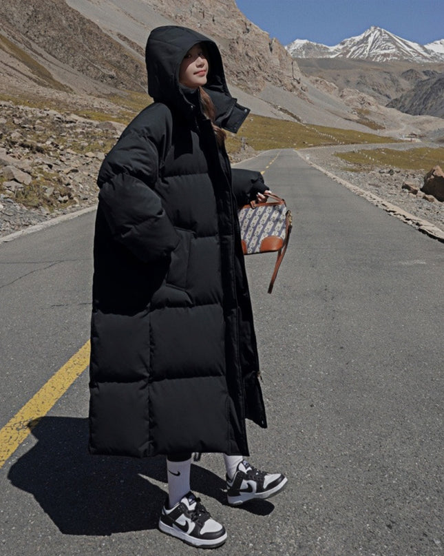 Winter New Mid-length Loose Hong Kong Style Bread Coat Cotton-padded Coat