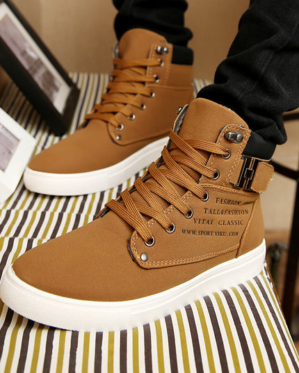 Martin Boots Men Lace-up Flat Shoes