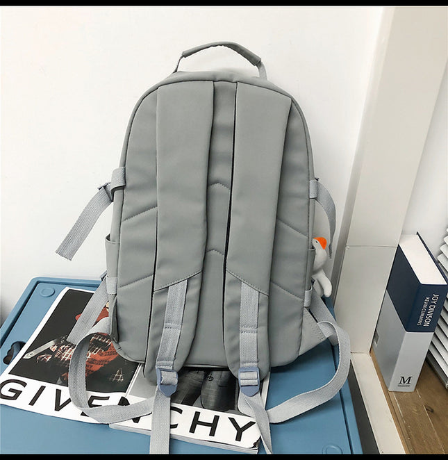Korean Style Large Capacity All Match High School And College Student Schoolbag