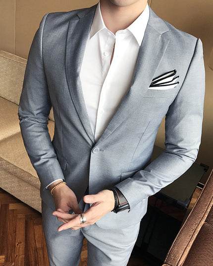 Men's Fashion Casual One Button Suit