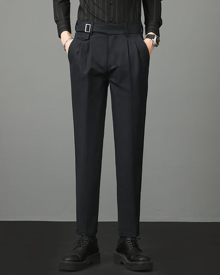 Autumn Men's Suit Pants Slim Fit