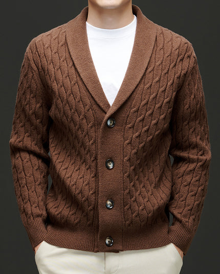 Autumn New Men's Knitwear Cardigan Casual Coat Sweater