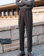 Woolen grey black thickened