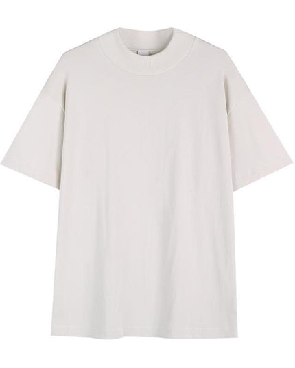 Cotton Large Drop-shoulder Work Clothes Short Sleeve