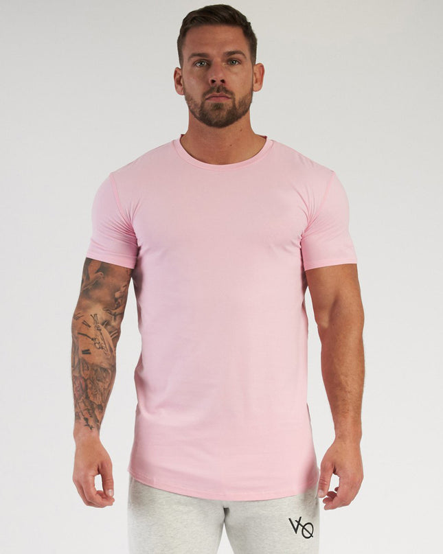 Men's Sports And Leisure Solid Color Light Board Short Sleeved