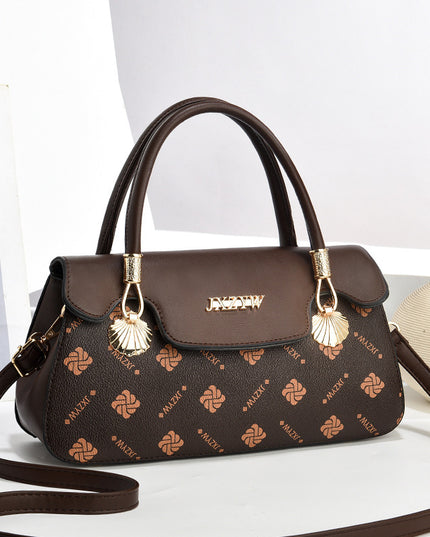 Vintage Exquisite Letter-printed Women's Handbag Fashion Printed Casual Simple Handbag Women's Cross-body Bag