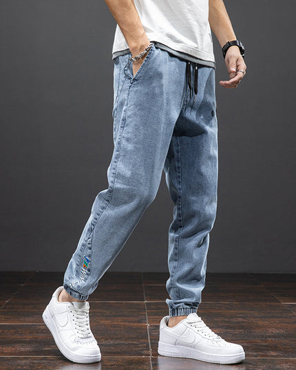 Men's Cropped Oversized Slimming Jeans