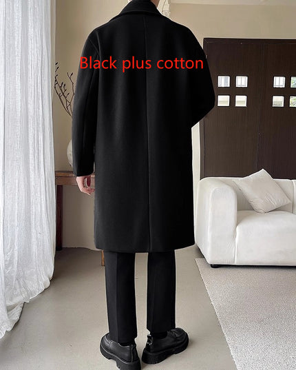 Affordable Luxury Style Mid-length Loose Trendy Woolen Coat