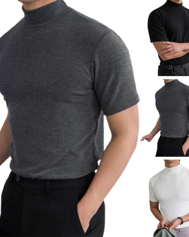 Men's Straight Half T-Shirt Student Wear