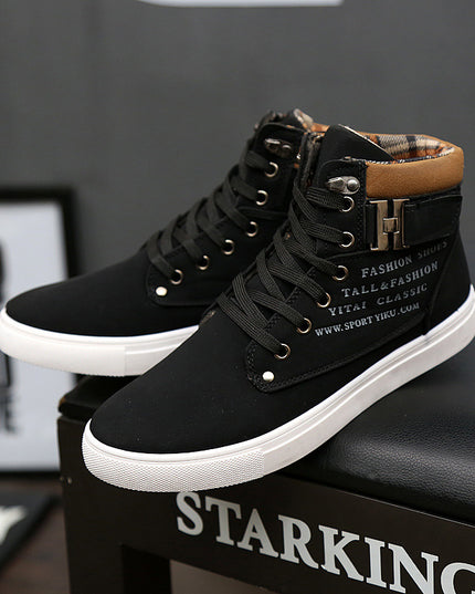 Martin Boots Men Lace-up Flat Shoes