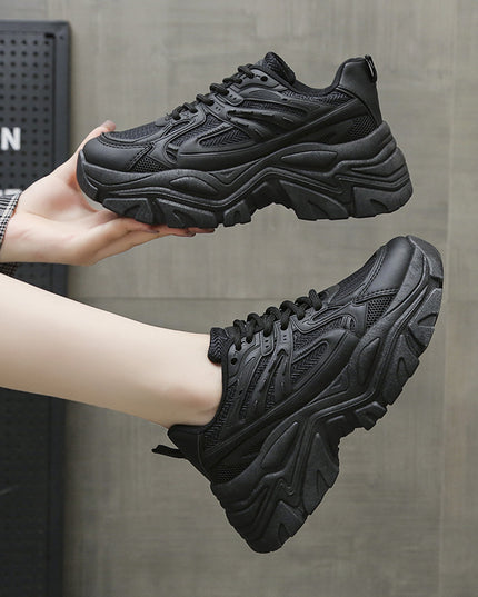 Women's Thick Bottom Breathable White Shoes