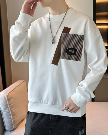 Round Neck Bottoming Shirt Ins Casual Sweatshirt Loose
