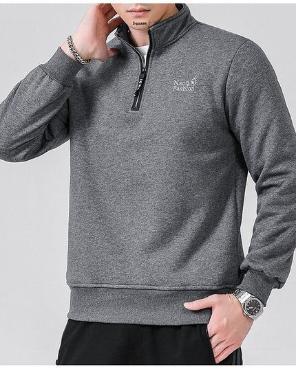 Fleece-lined Thick Round Neck Top