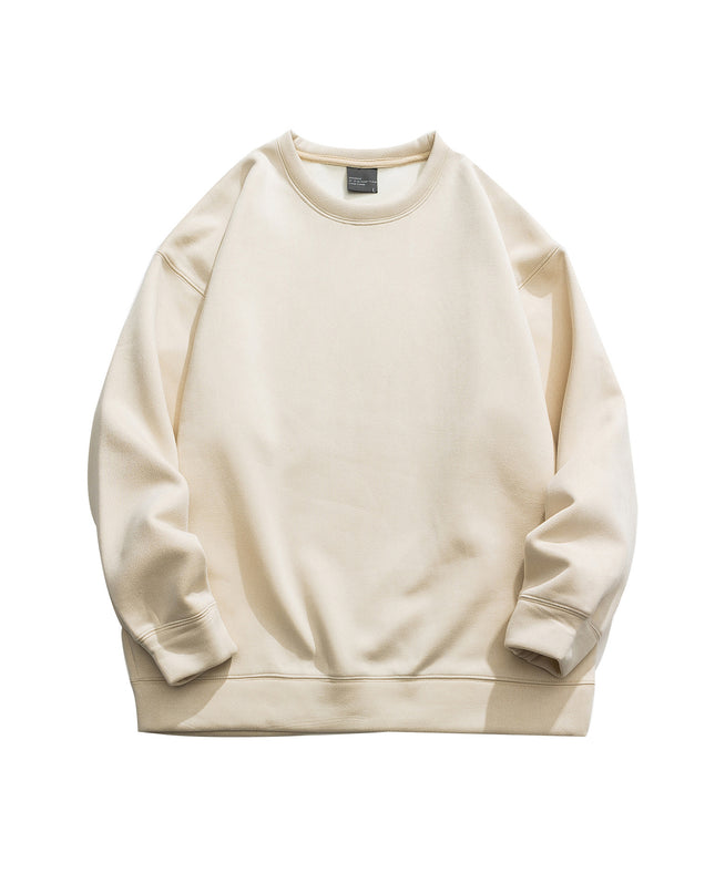 Suede No Hat Rope Hooded Sweater For Men