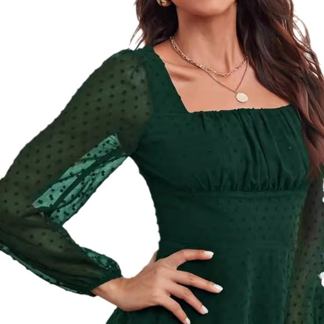 High Waist Temperament Elegant Commuter Female Dress