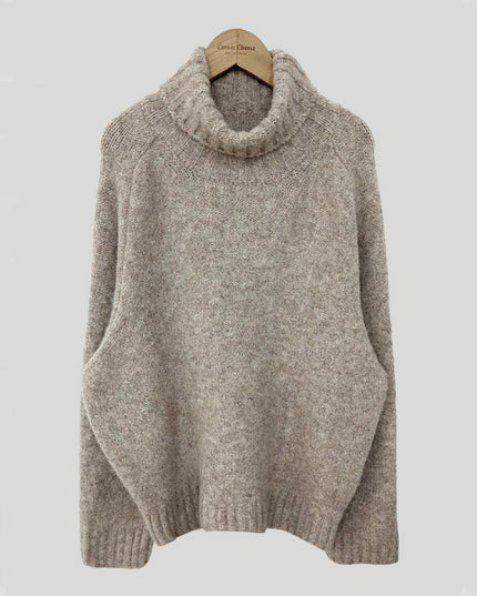 Retro Turtleneck Warm Pullover Bottoming Sweater Loose Outer Wear