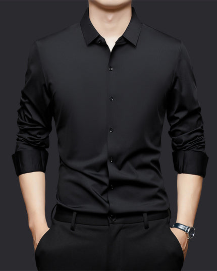 Seamless High Elastic Long Sleeve Anti-wrinkle Shirt
