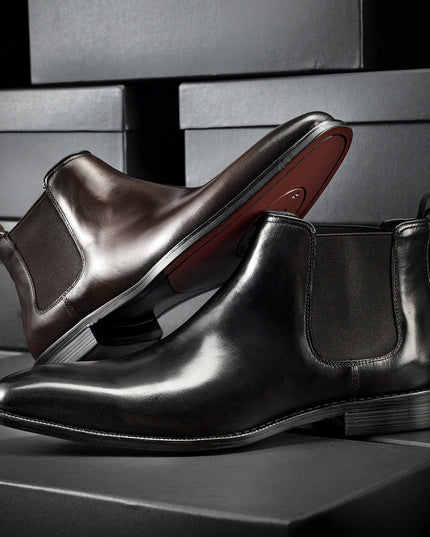 Men Plus Velvet Warm Leather British Style Martin Boots