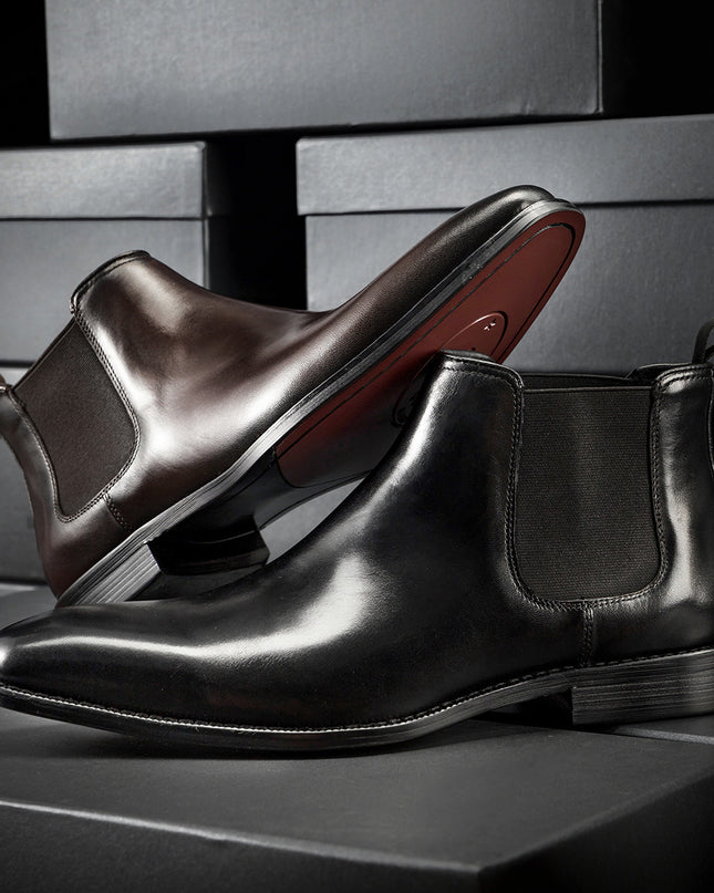 Men Plus Velvet Warm Leather British Style Martin Boots