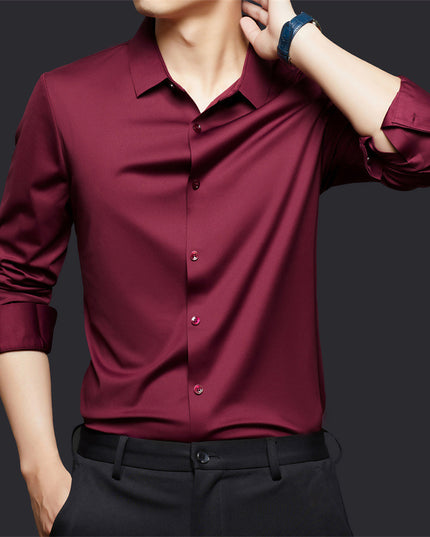 Seamless High Elastic Long Sleeve Anti-wrinkle Shirt